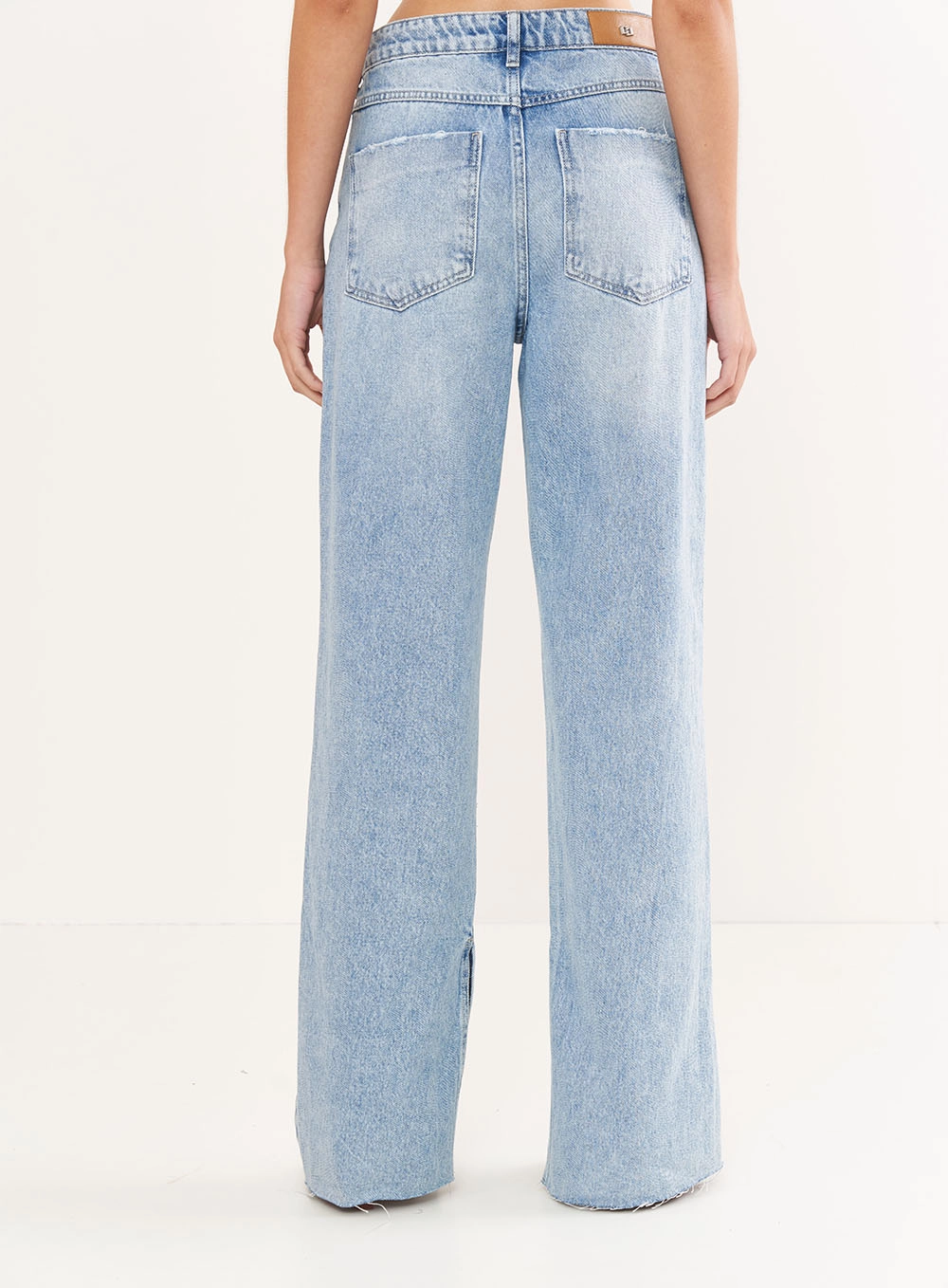 Calça Feminina Jeans Com Barra À Fio - Juliette Índigo