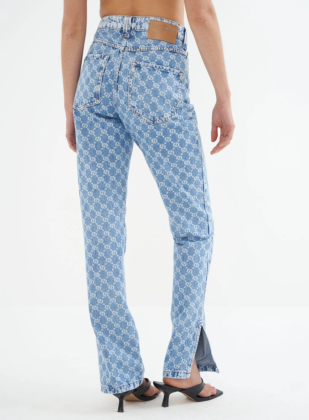 Calça Feminina Jeans Estampada -  Kendall Estampados