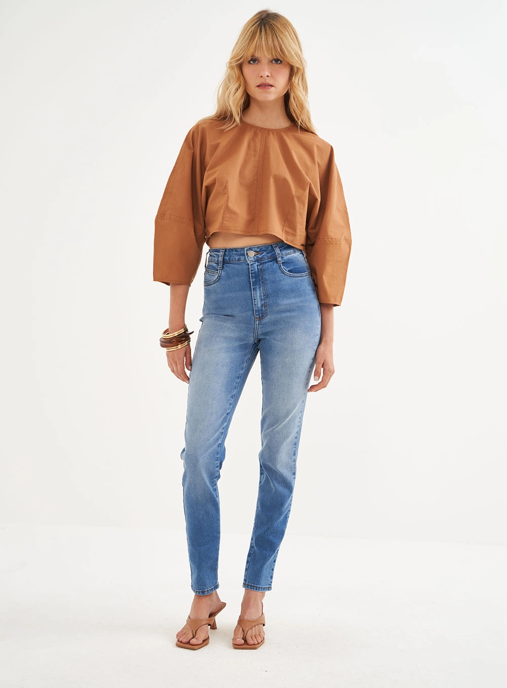 Calça Feminina Jeans Stretch - Bruna Índigo