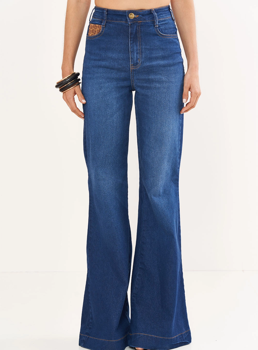 Calça Feminina Jeans Boot Cut - Bruna Índigo