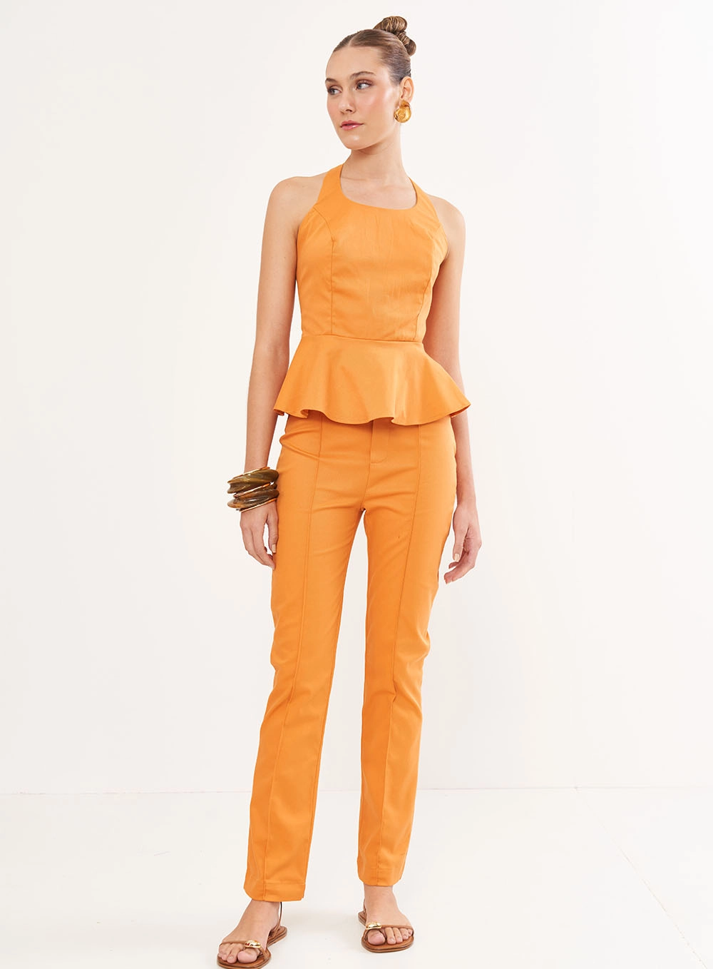 Calça Feminina Joana - Riviera Laranja