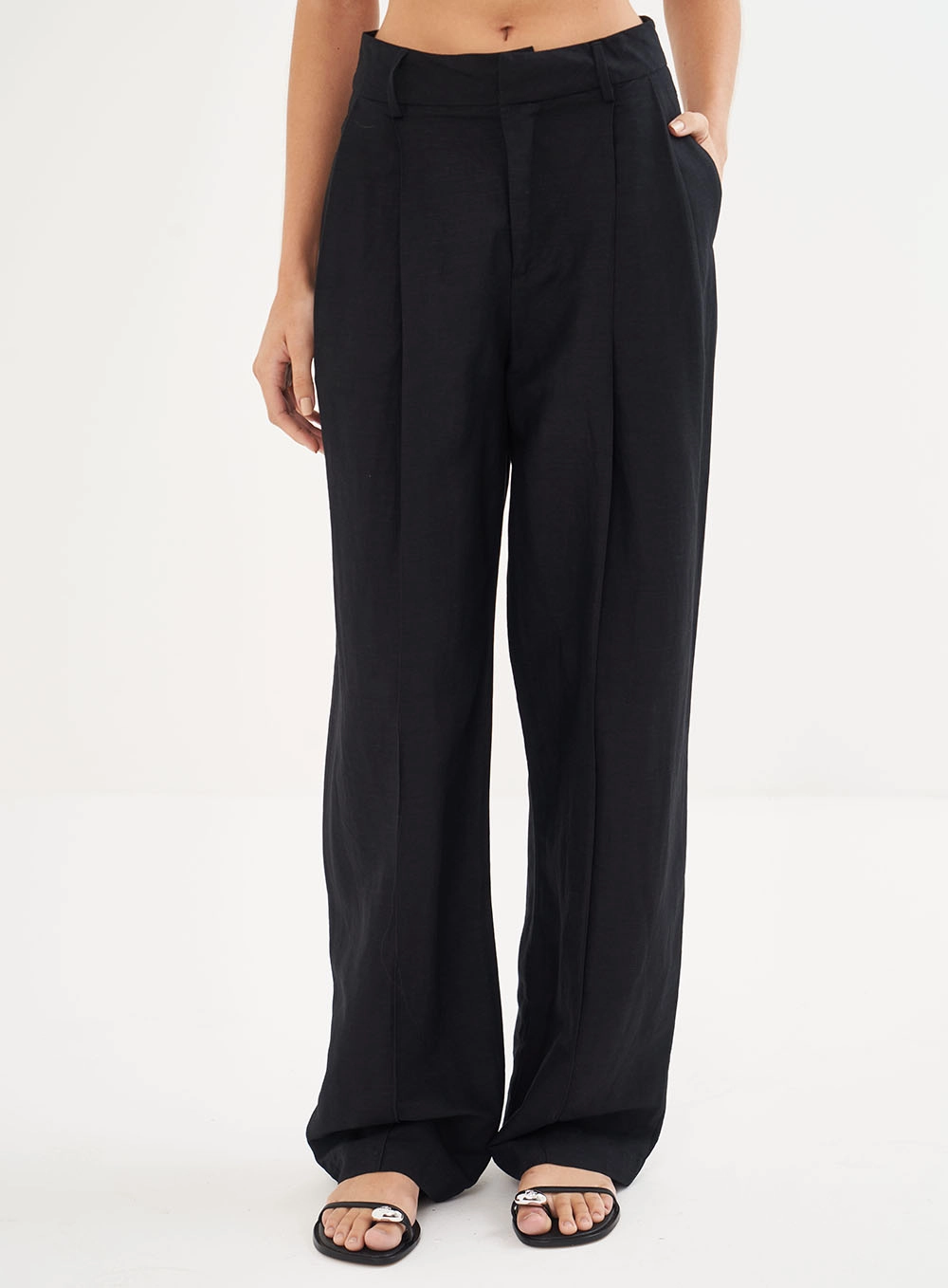 Calça Feminina Em Linho - Joana Preto