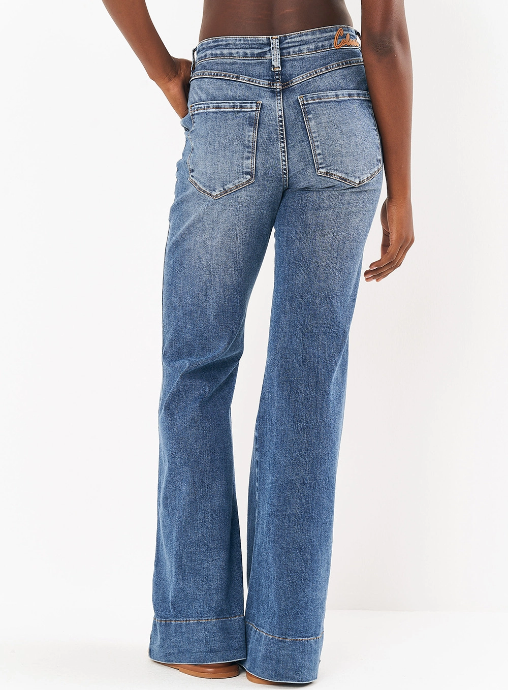 Calça Feminina Jeans Boot Cut - Bruna Índigo