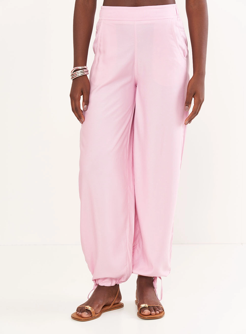 Calça Feminina Barril Rosa