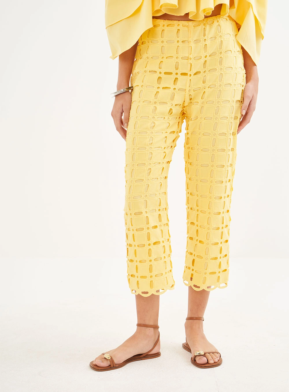 Calça Feminina Laise Jade - Riviera Amarelo