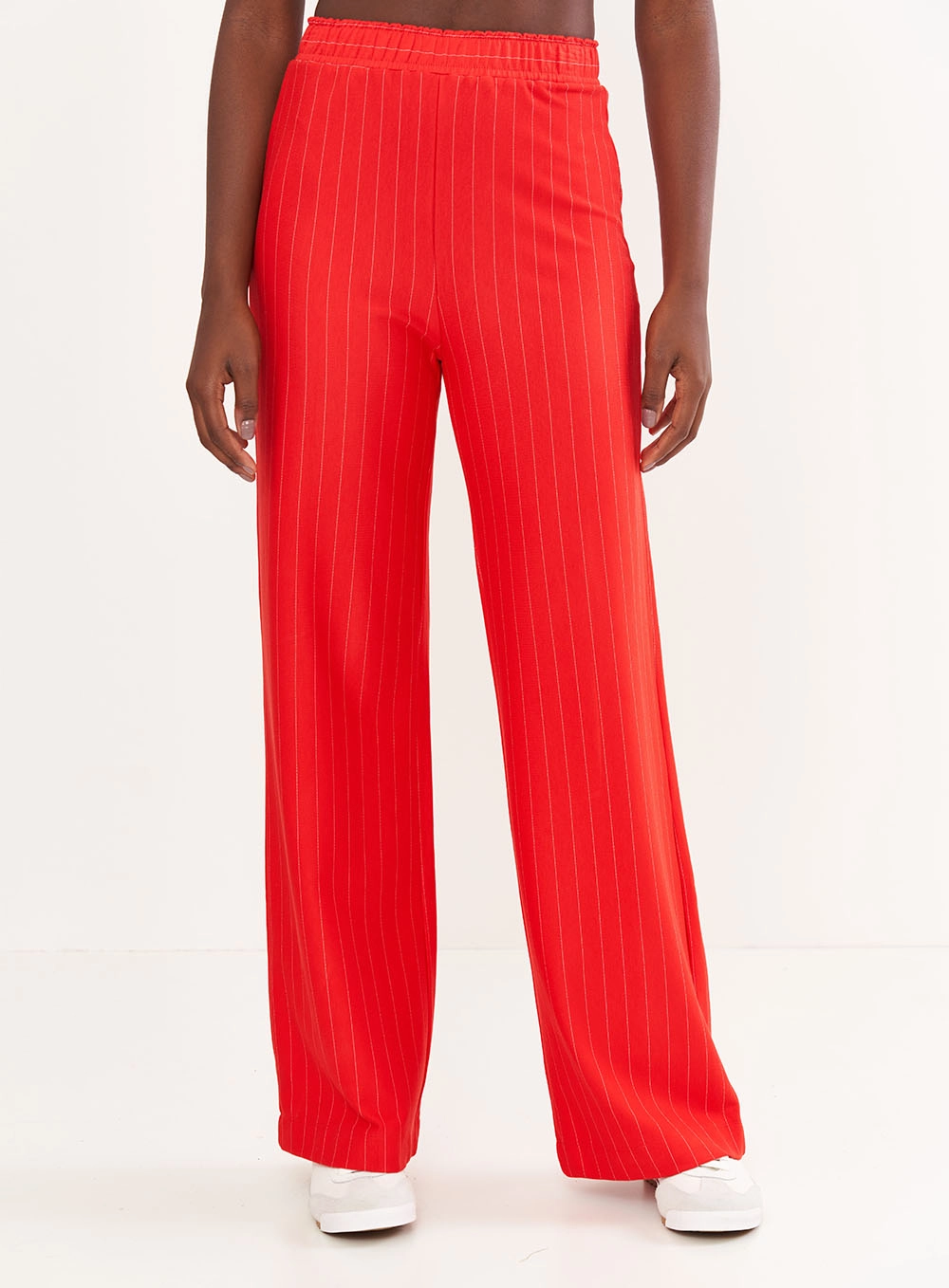 Calça Feminina Alfaiataria Listrada - Riviera Estampados