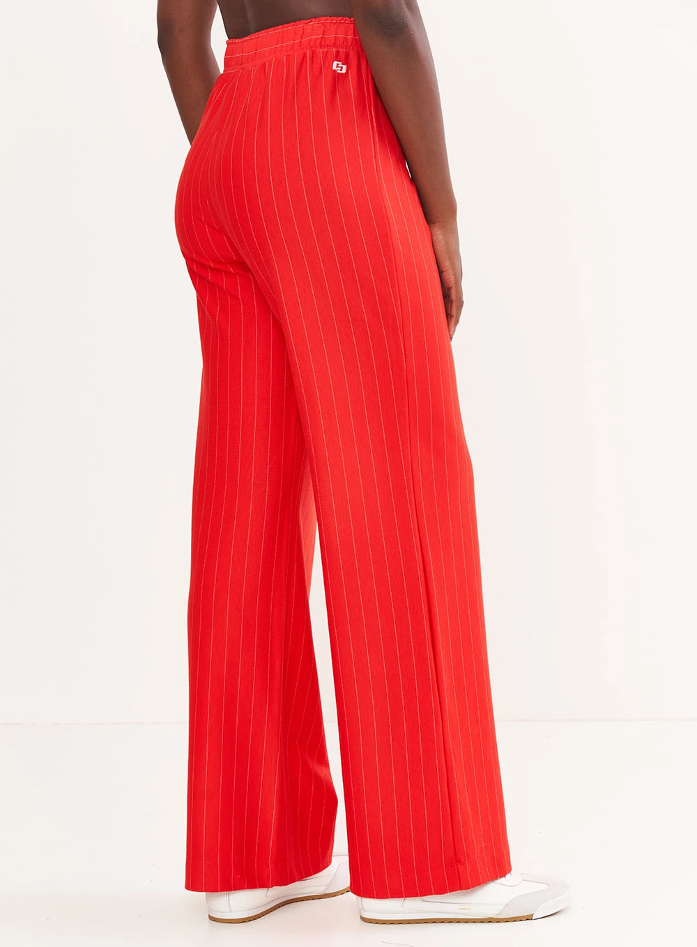 Calça Feminina Alfaiataria Listrada - Riviera Estampados
