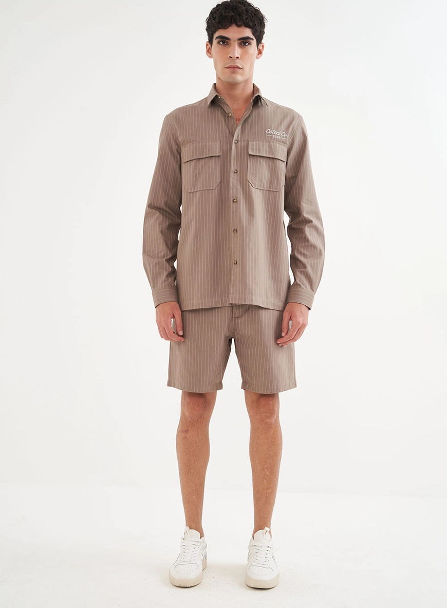Bermuda Masculina Listrada Reta - Bona