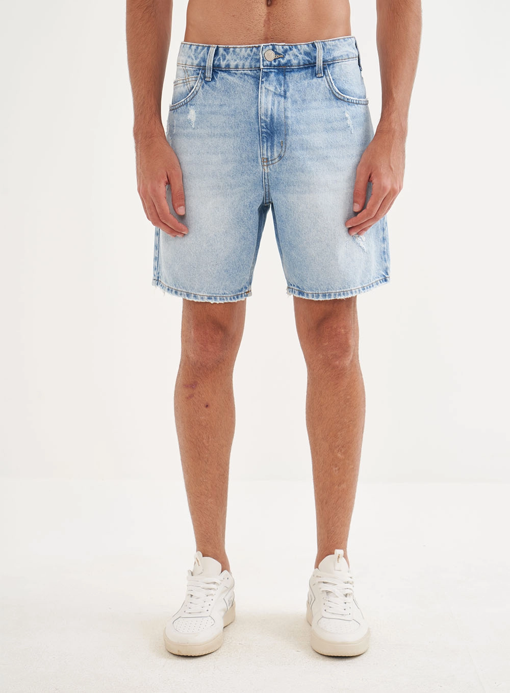 Bermuda Jeans Masculina Bona Índigo