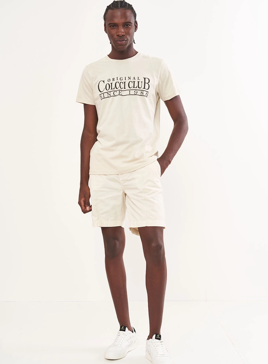 Bermuda Masculina Reta Em Sarja - New Chino