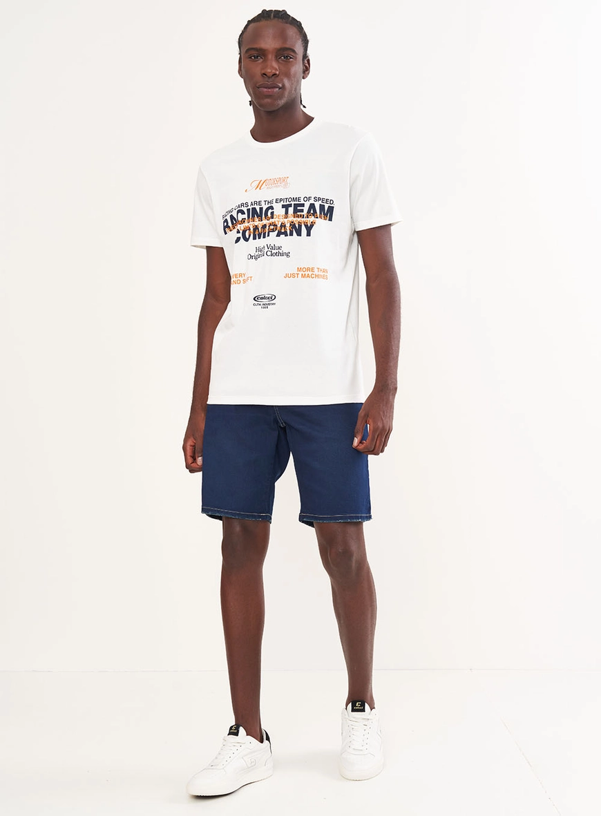 Bermuda Masculina Jeans Reta - Davi