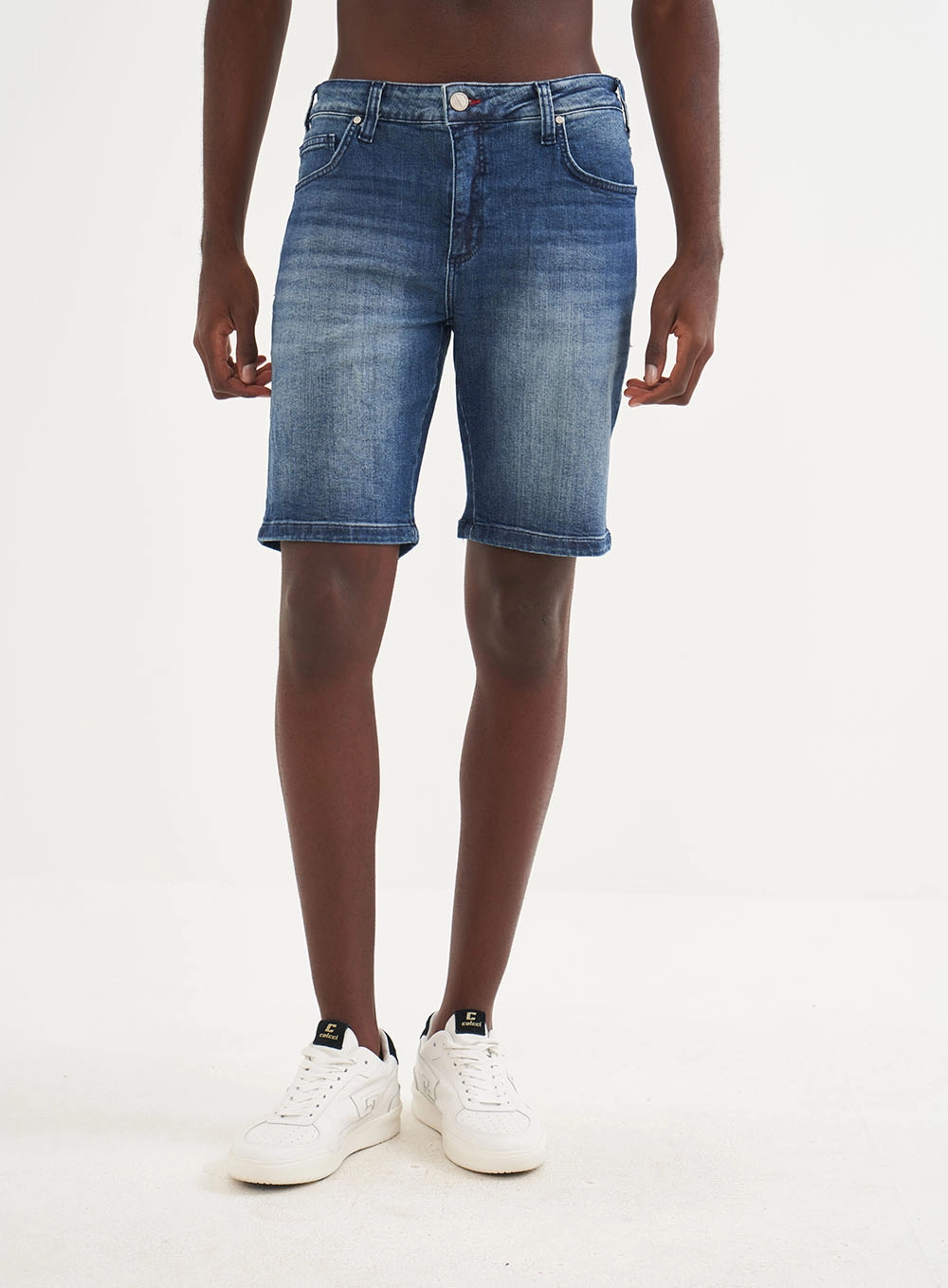 Bermuda Jeans Masculina Davi Índigo