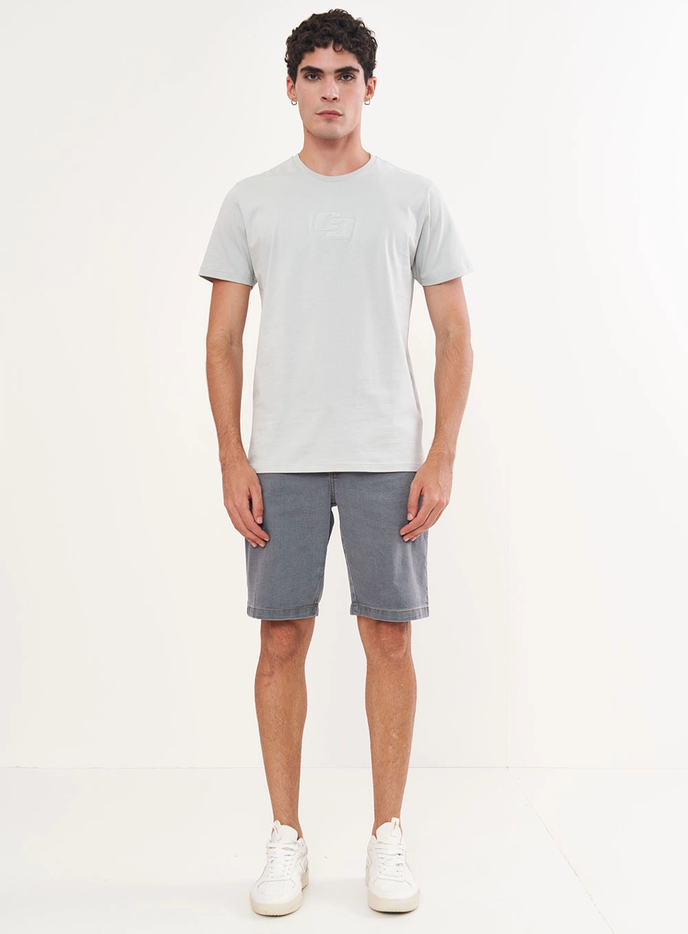 Bermuda Masculina Jeans -  Davi Indigo Preto