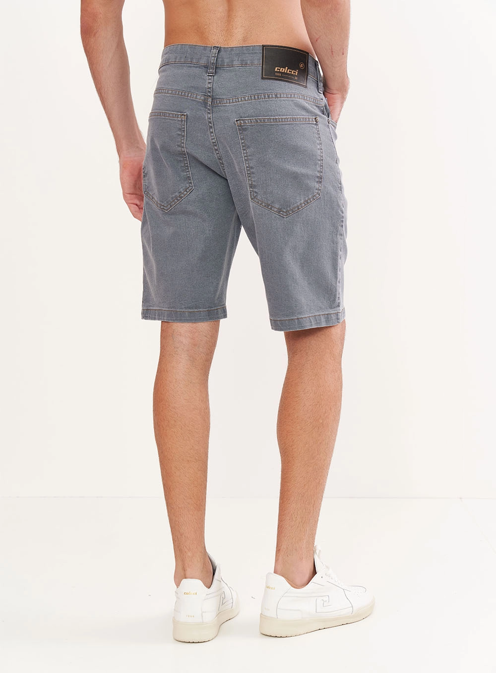 Bermuda Masculina Jeans -  Davi Indigo Preto