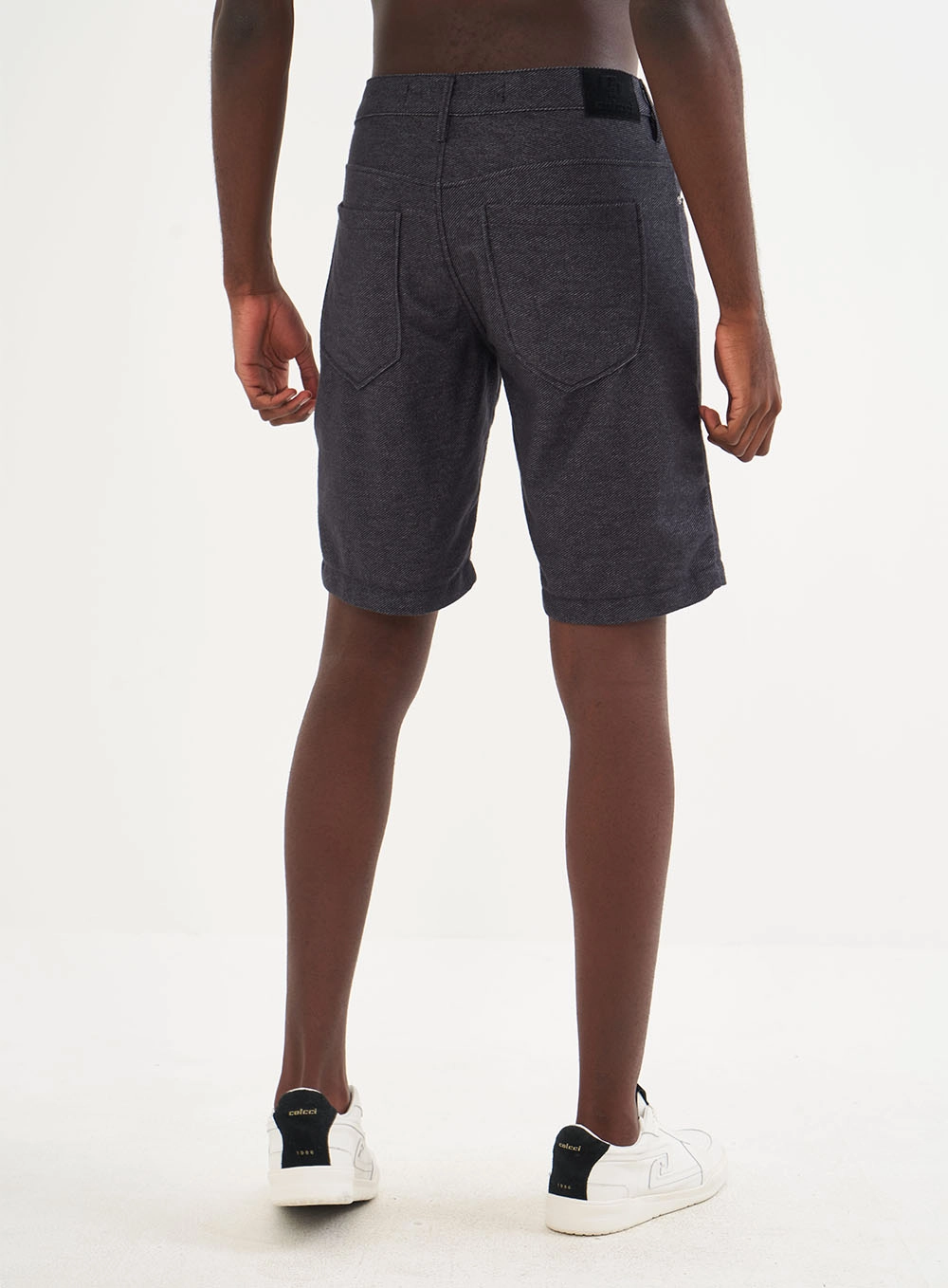 Bermuda Masculina Em Linho - Davi Preto