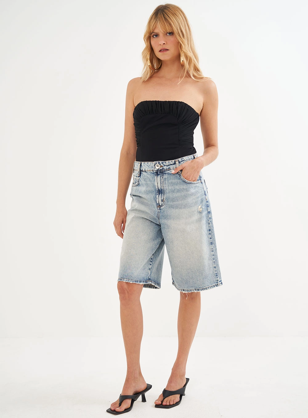 Bermuda Feminina Jeans - Gigi Índigo