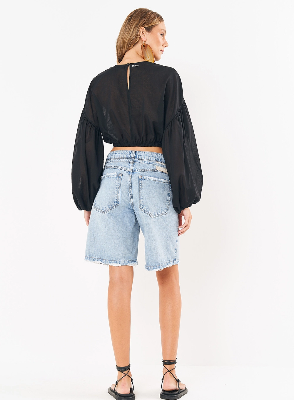 Bermuda  Feminina Jeans - Jade Índigo