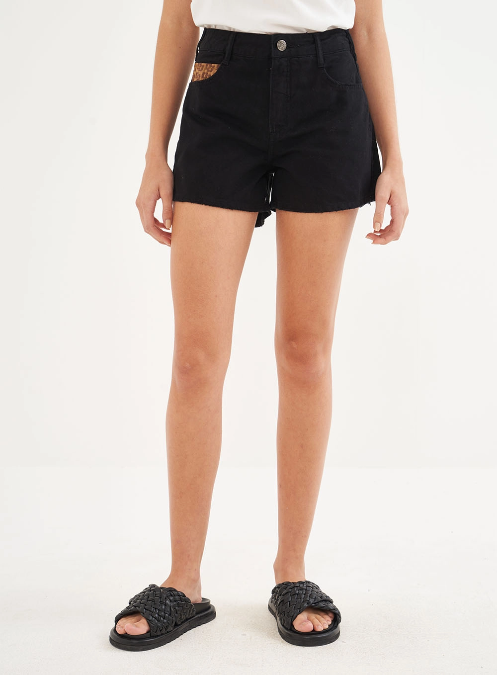 Short Em  Sarja - Tay Preto