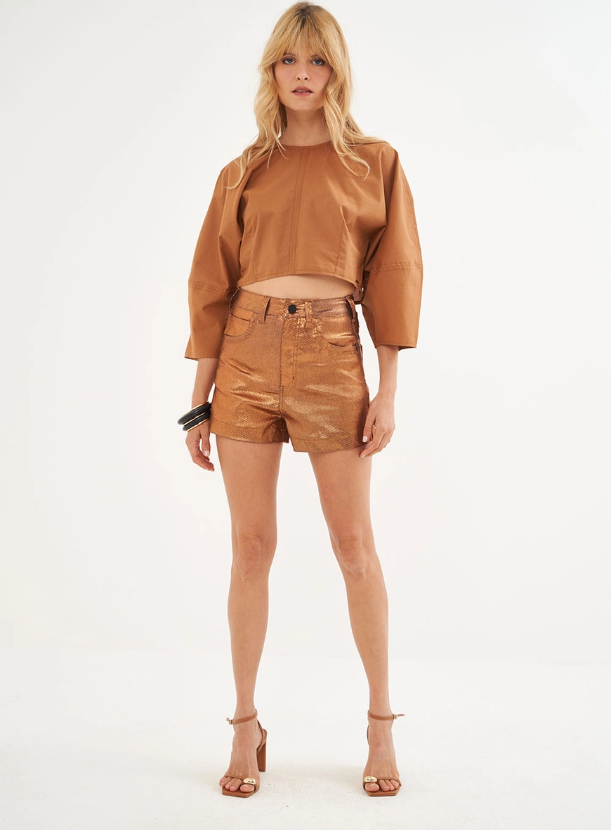 Short Metalizado - Joana