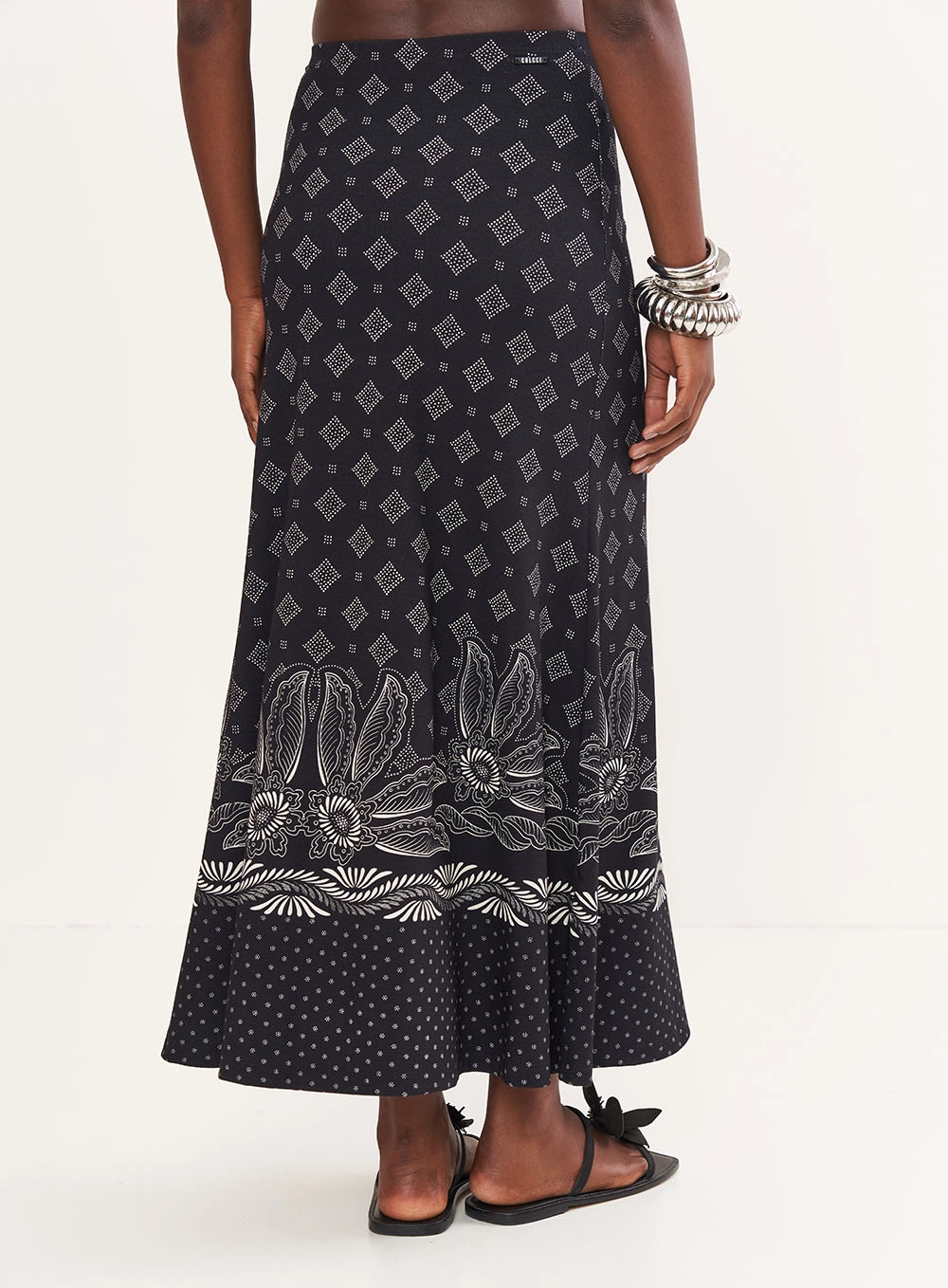 Saia Estampada Longa Estampados