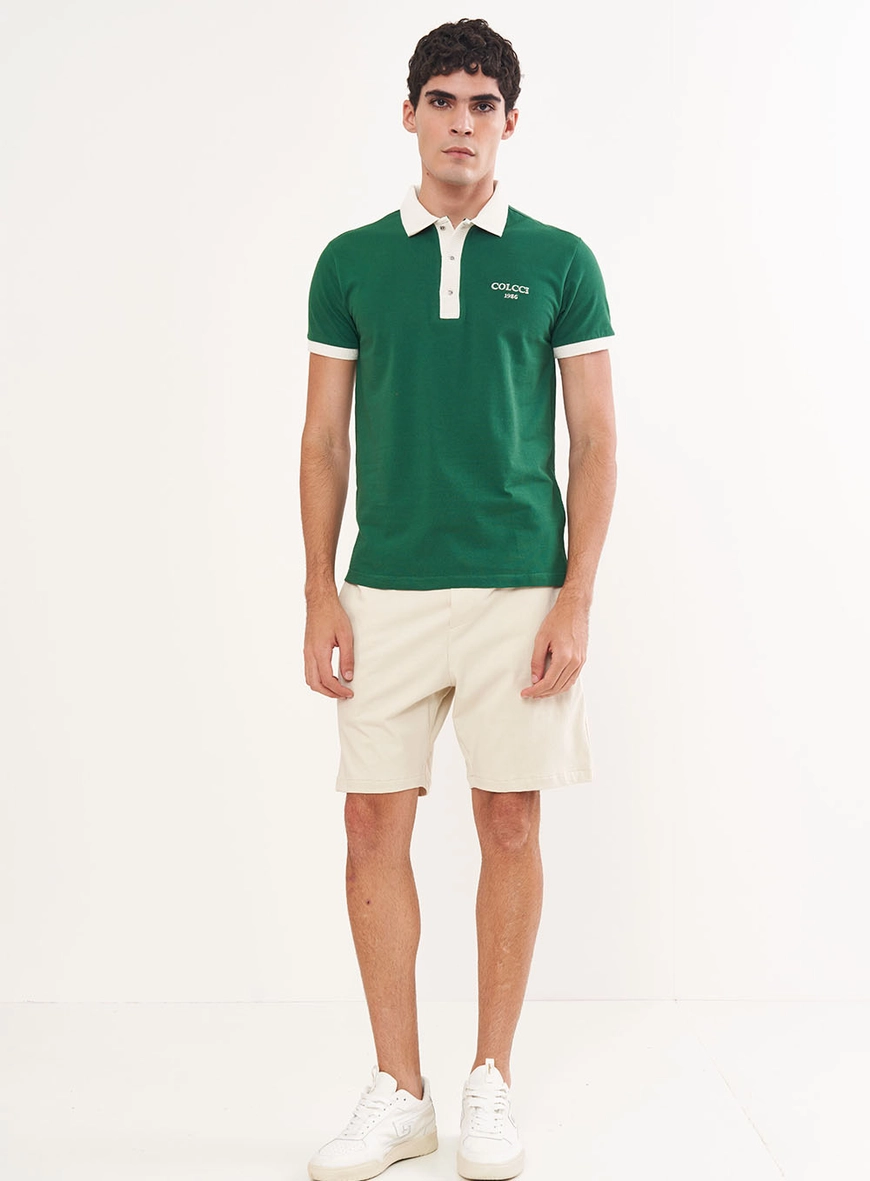 Polo Masculina Comfort Manga Curta