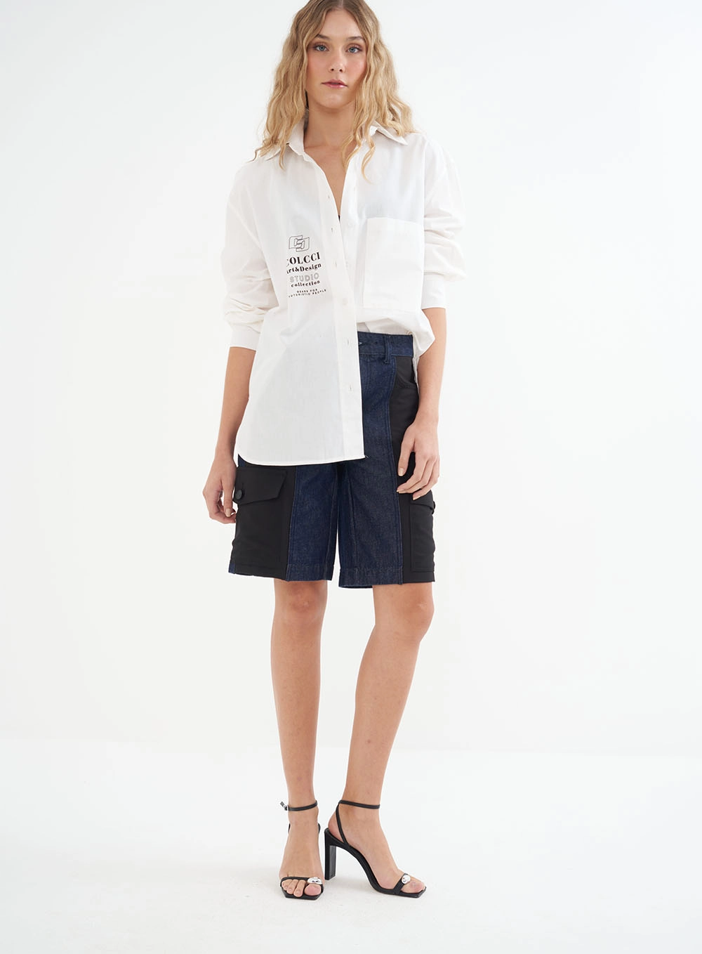 Camisa Feminina Over Estampada - Riviera Off Shell