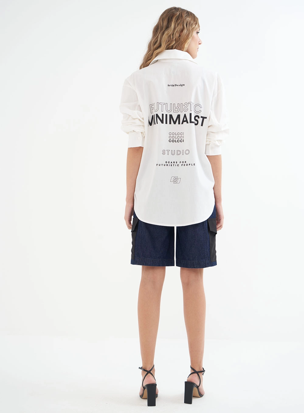 Camisa Feminina Over Estampada - Riviera Off Shell