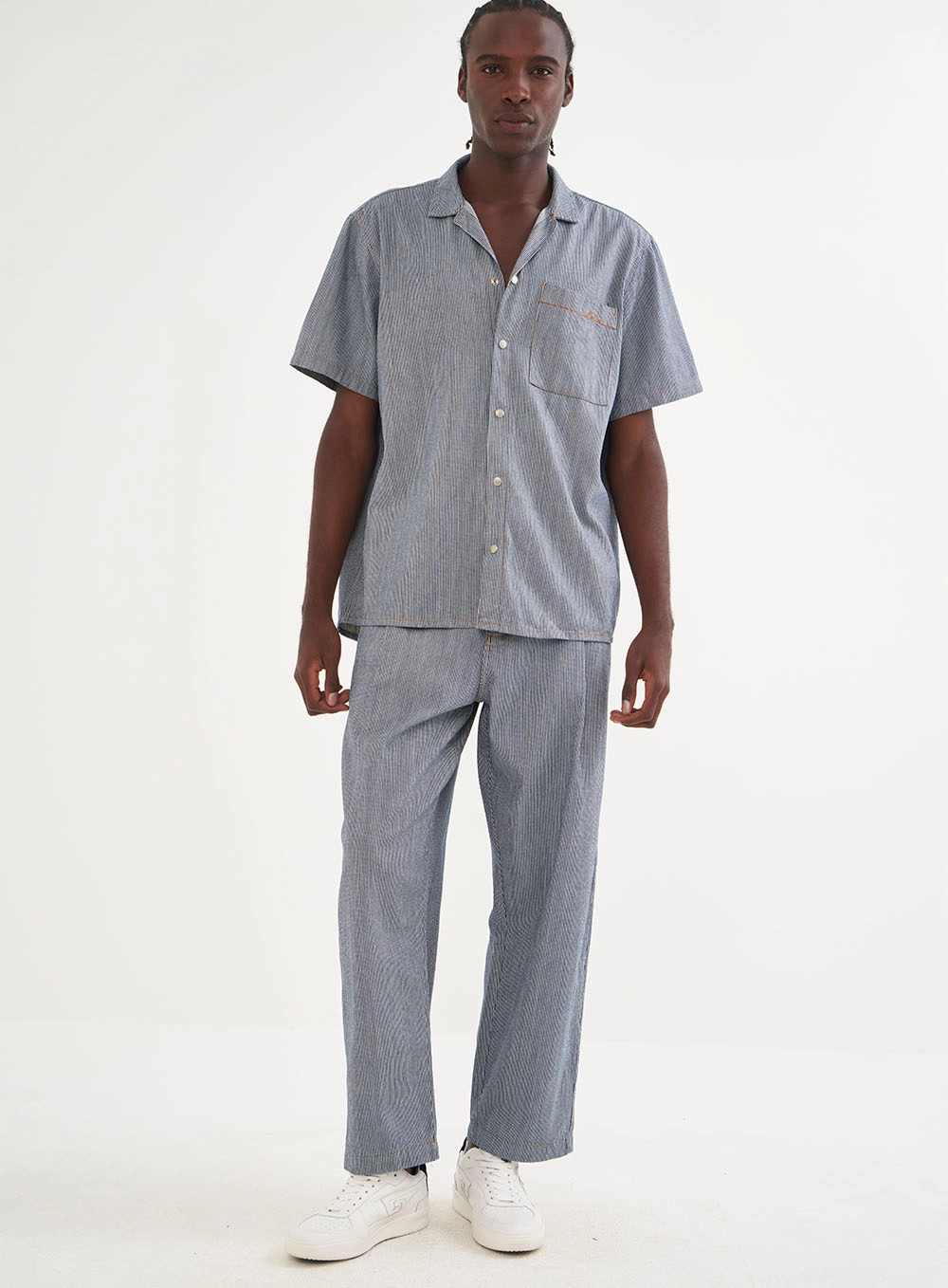 Camisa Masculina Alfaitaria Listrada - Box Estampados