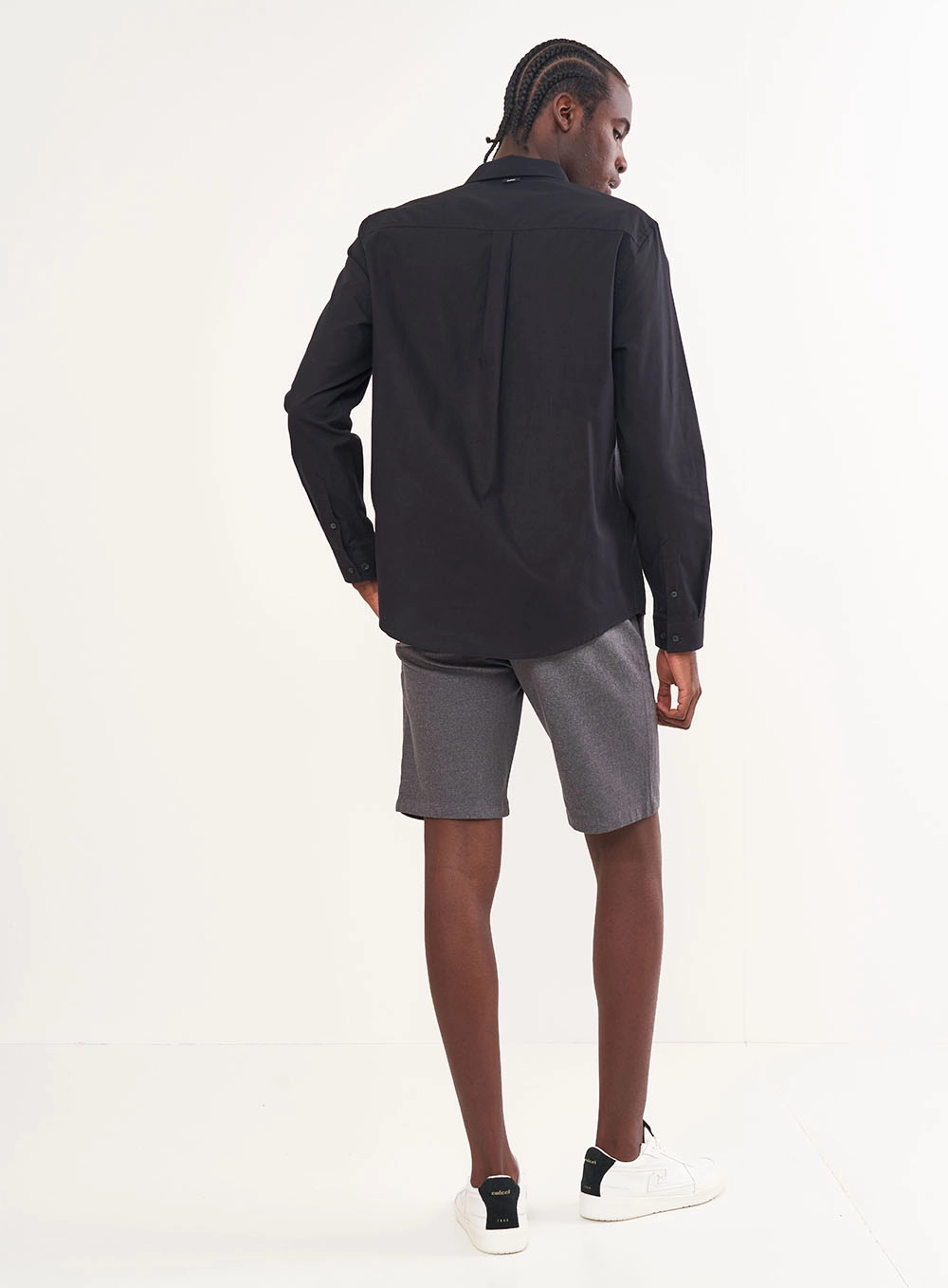Camisa Masculina Manga Longa - Relax Preto