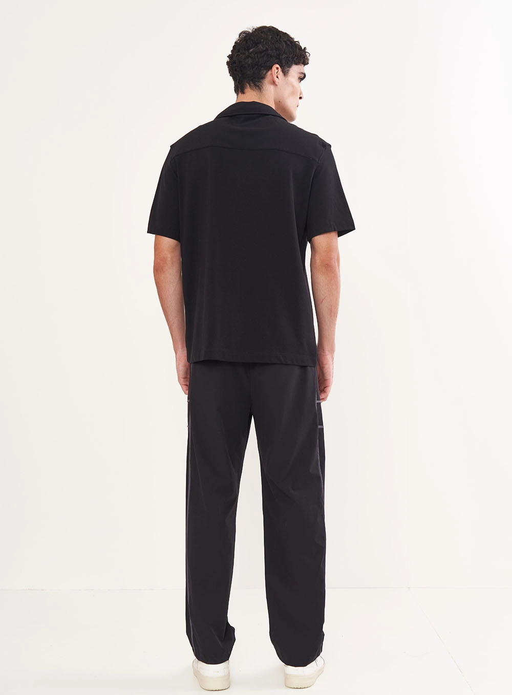 Camisa Masculina Manga Curta Pima Preto