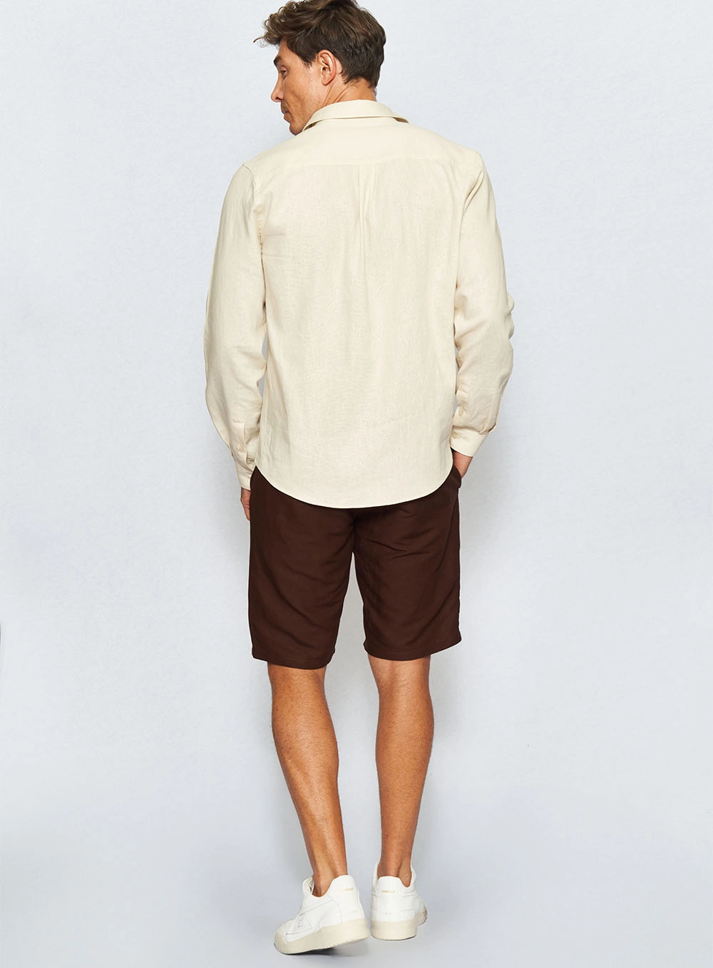 Camisa Linho Relax Bege