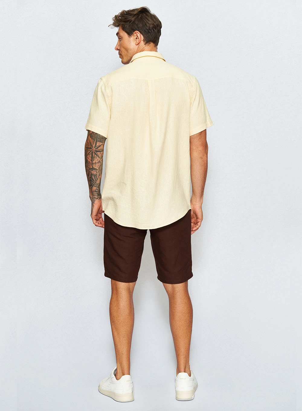Camisa Linho Relax Bege