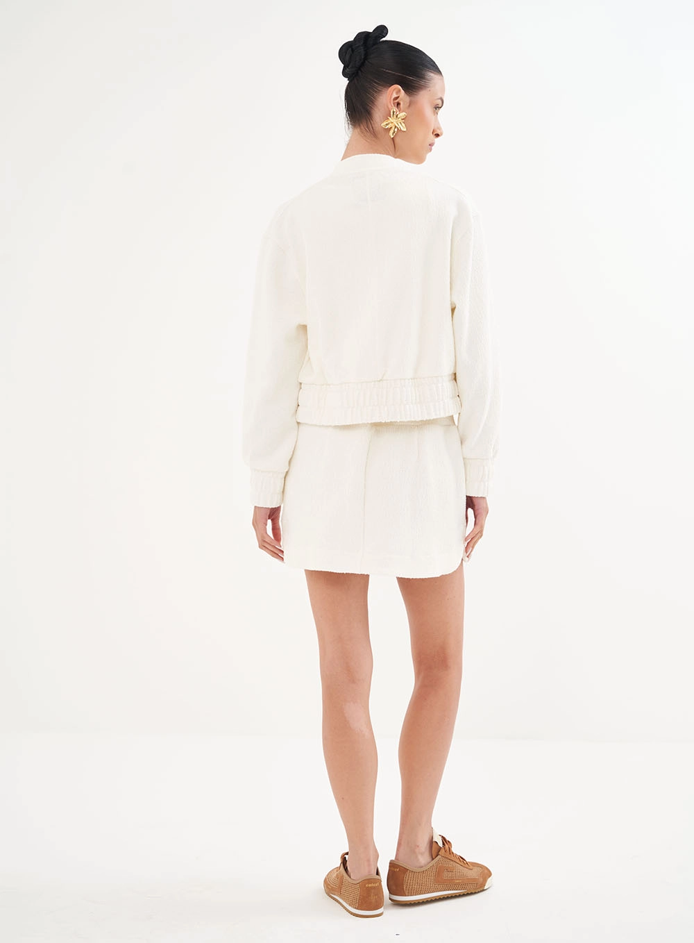 Jaqueta Feminina Com Logo - Loose Off Shell