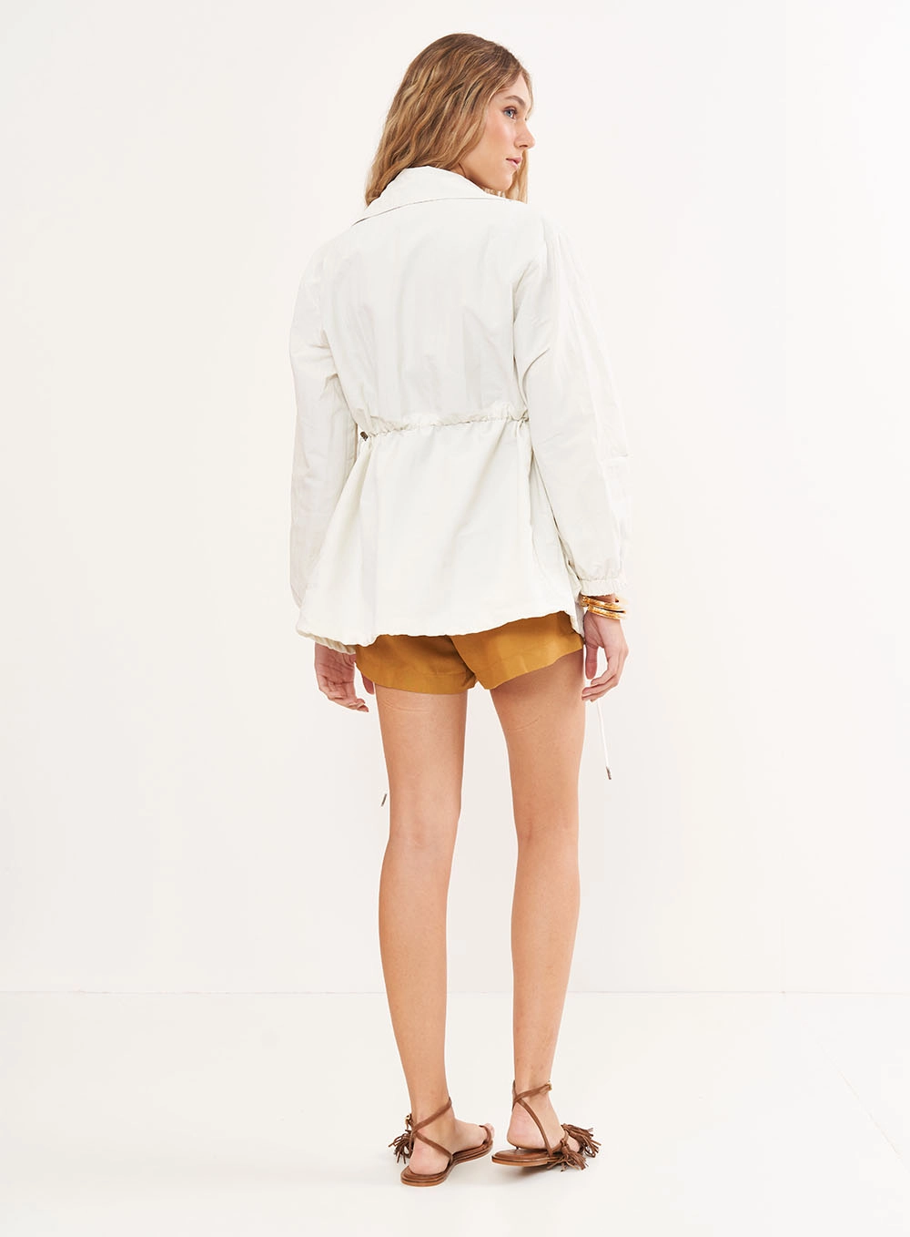 Jaqueta Feminina Cargo Loose - Riviera Off Shell