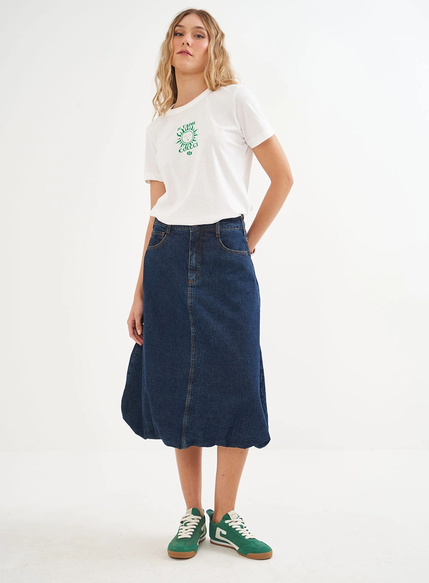 Camiseta Feminina Comfort Estampada