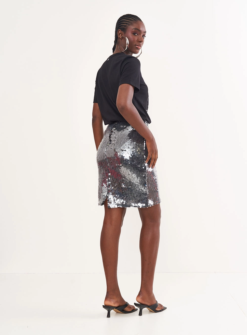 Camiseta Feminina Estampada Comfy Preto