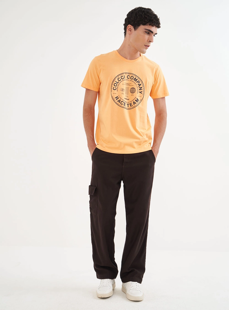 Camiseta Masculina Estampa E Manga Curta