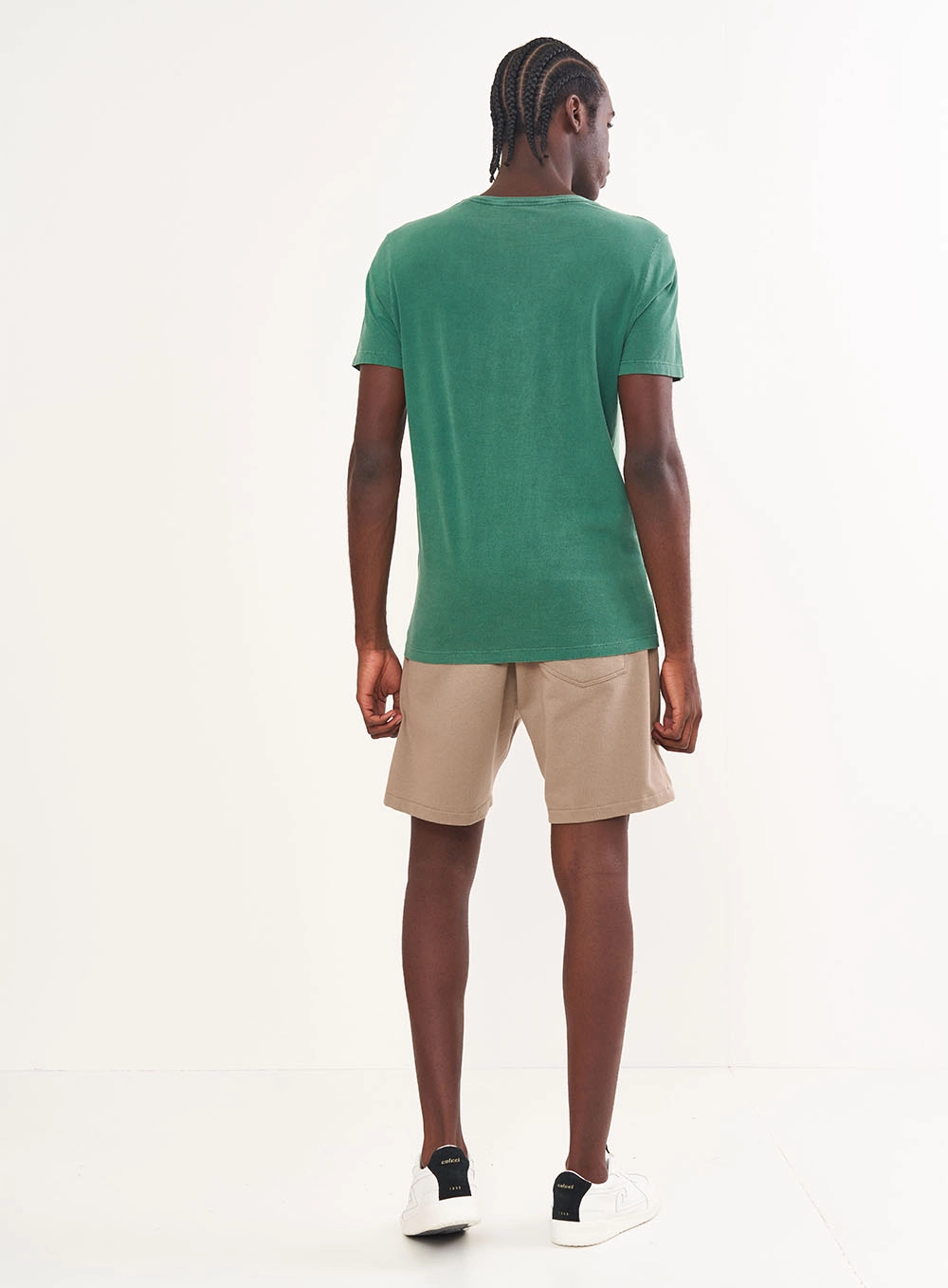 Camiseta Masculina Slim Com Estampa Verde