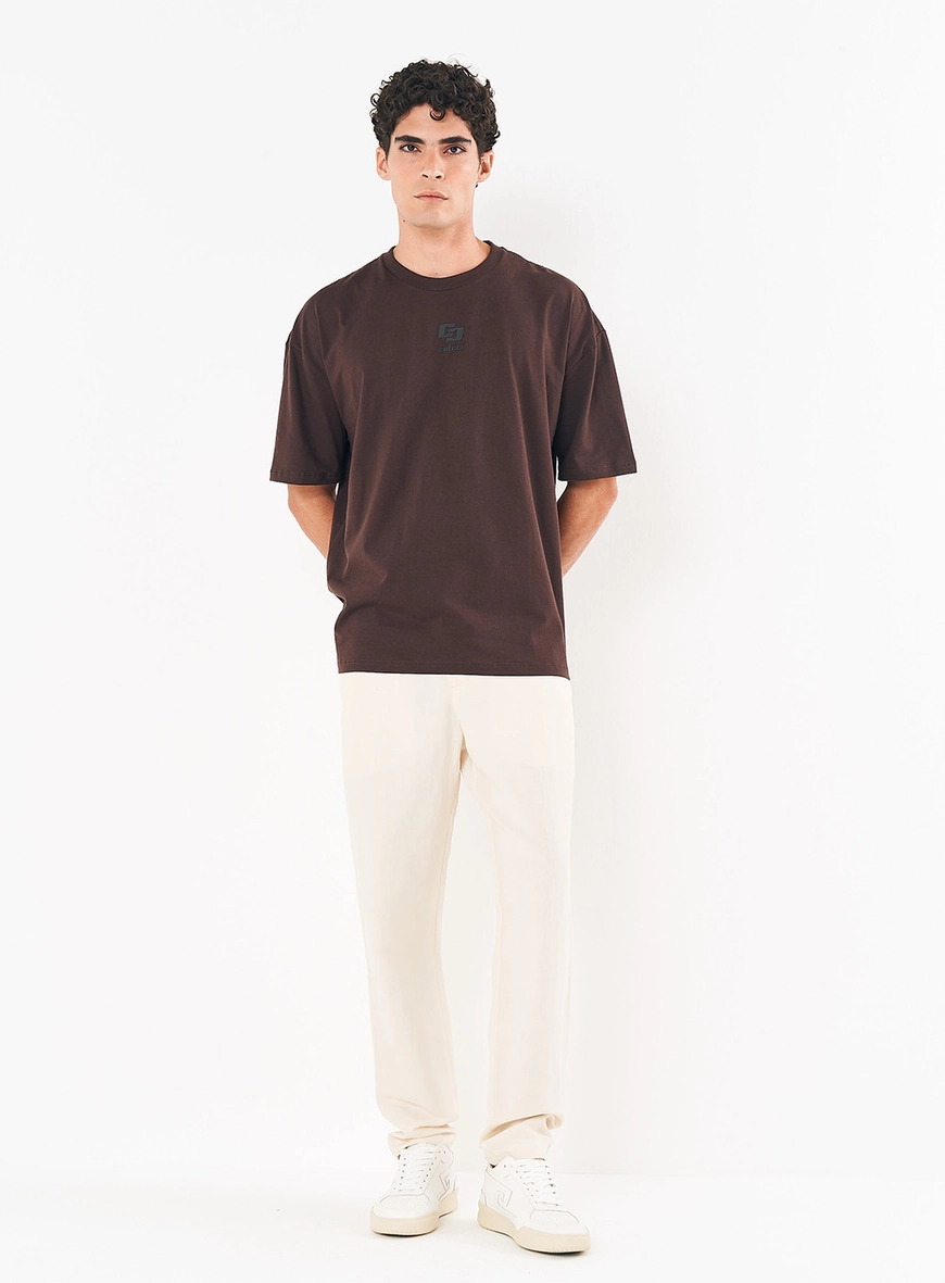 Camiseta Masculina Comfort Com Detalhe Em Logo