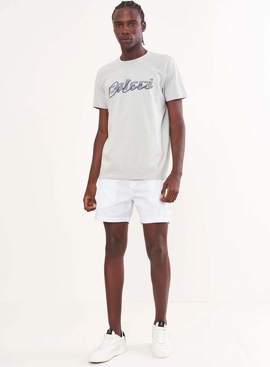 Camiseta Masculina Manga Curta Com Logo