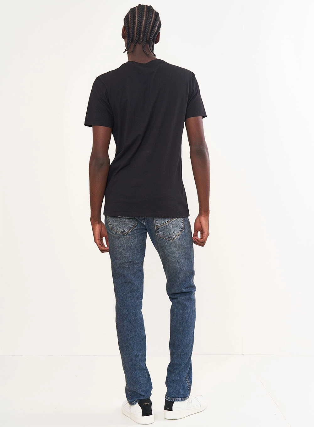 Camiseta Masculina Basic Manga Curta Preto
