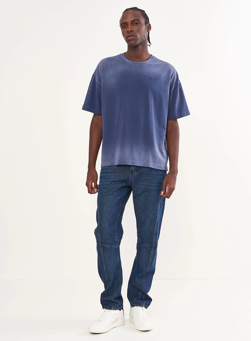 Camiseta Masculina Box New Azul Darkness