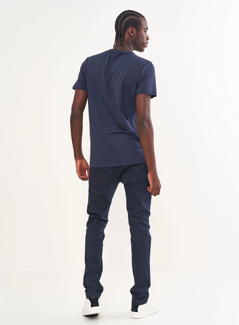 Camiseta Com Logo Em Alto Relevo Azul