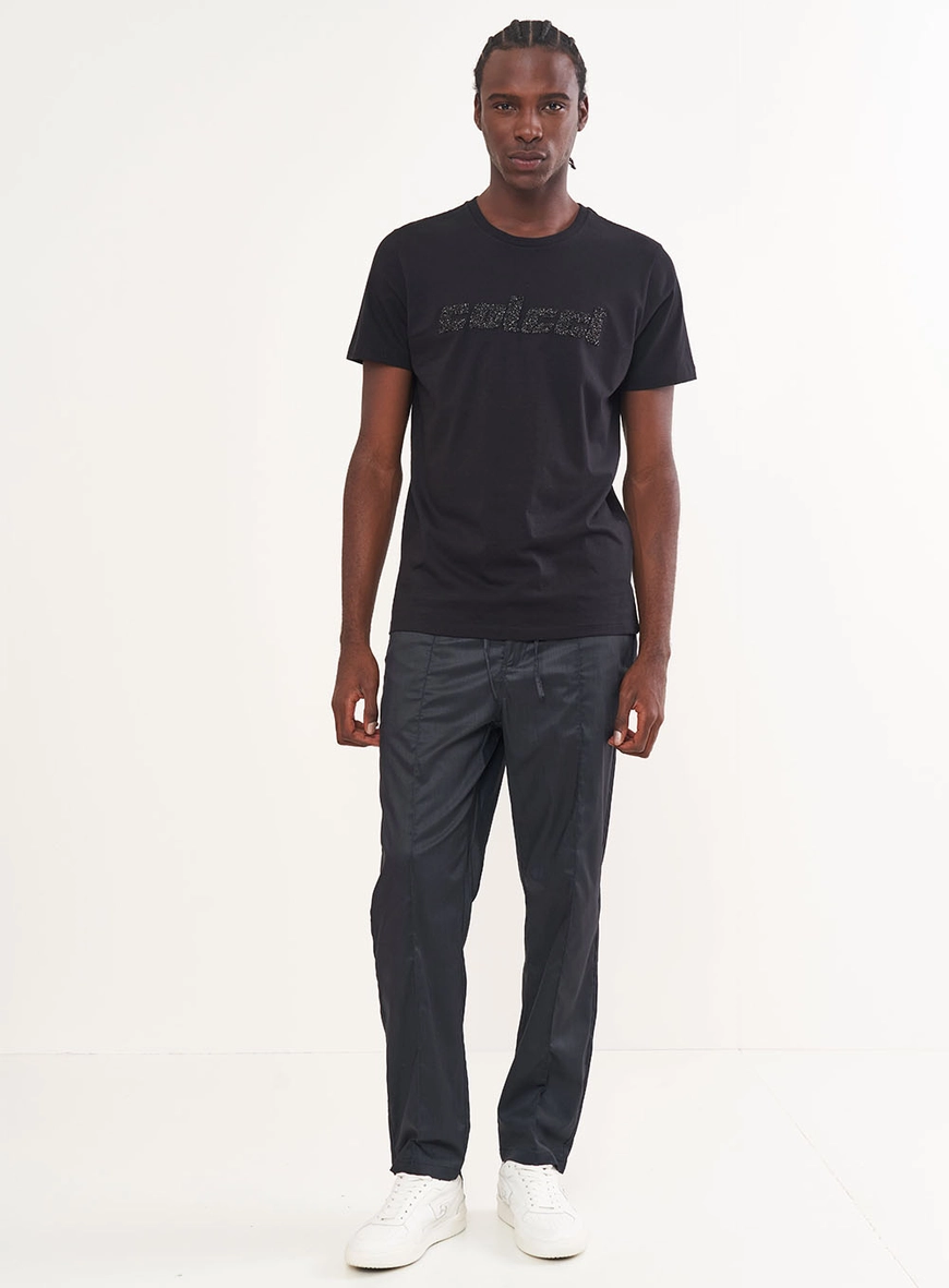 Camiseta Masculina Com Aplicação