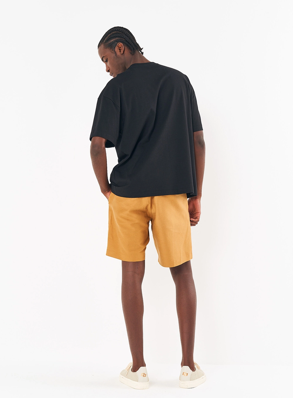 Camiseta Masculina Manga Curta Com Estampa Preto