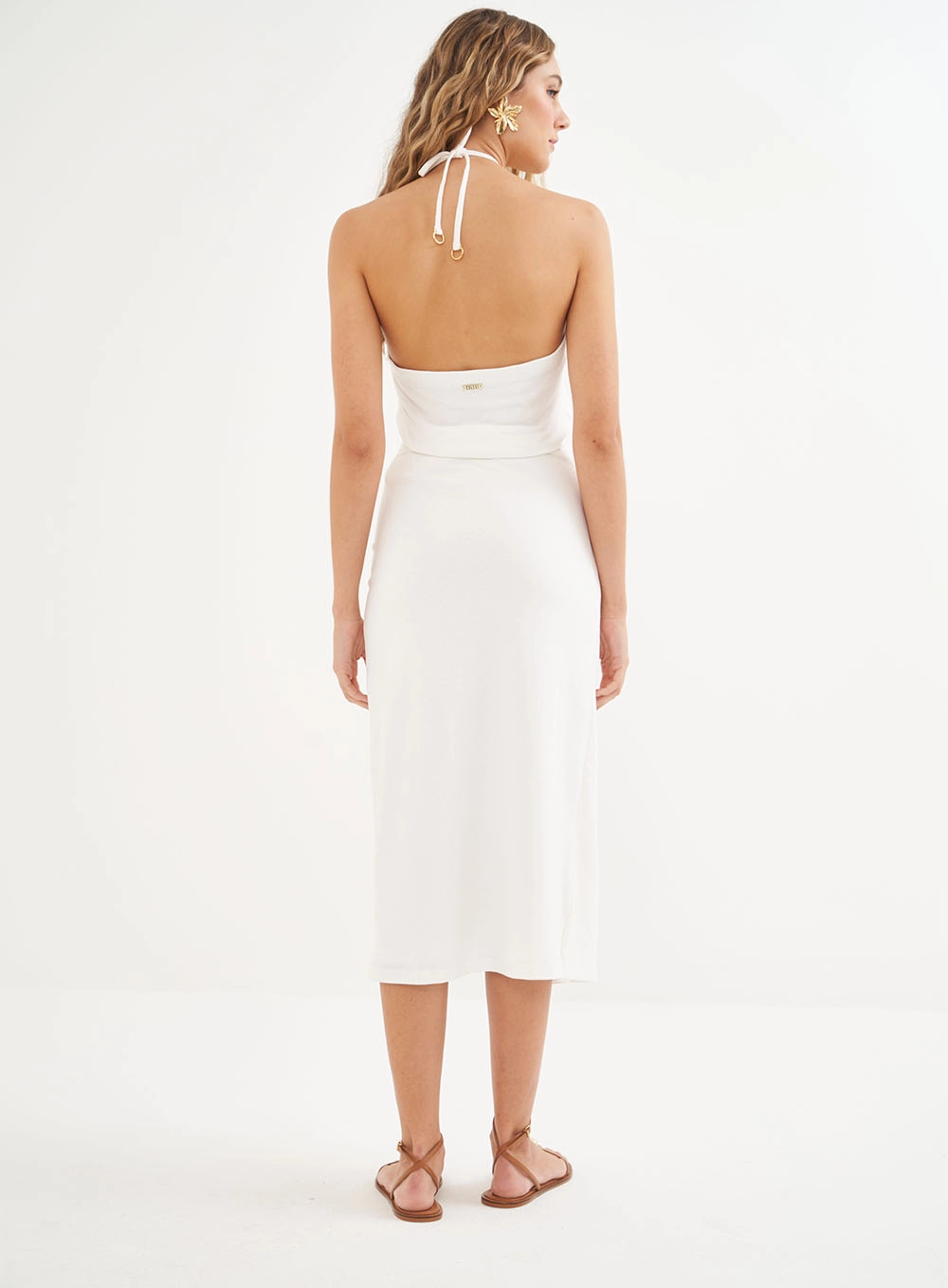 Blusa Halter Frente Única – Riviera Off Shell