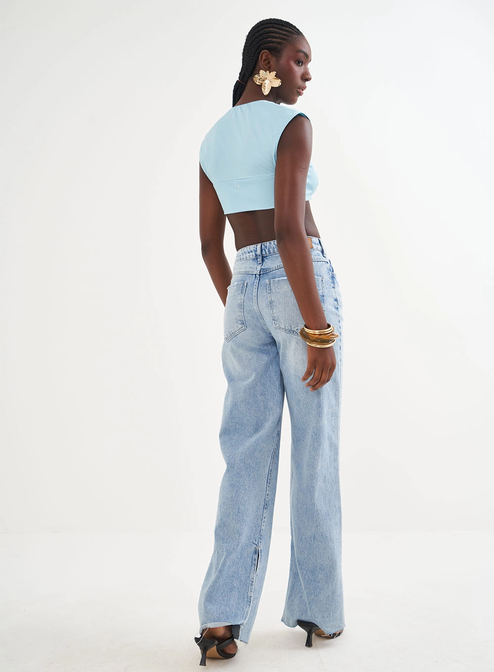 Blusa Comfort Slim Azul