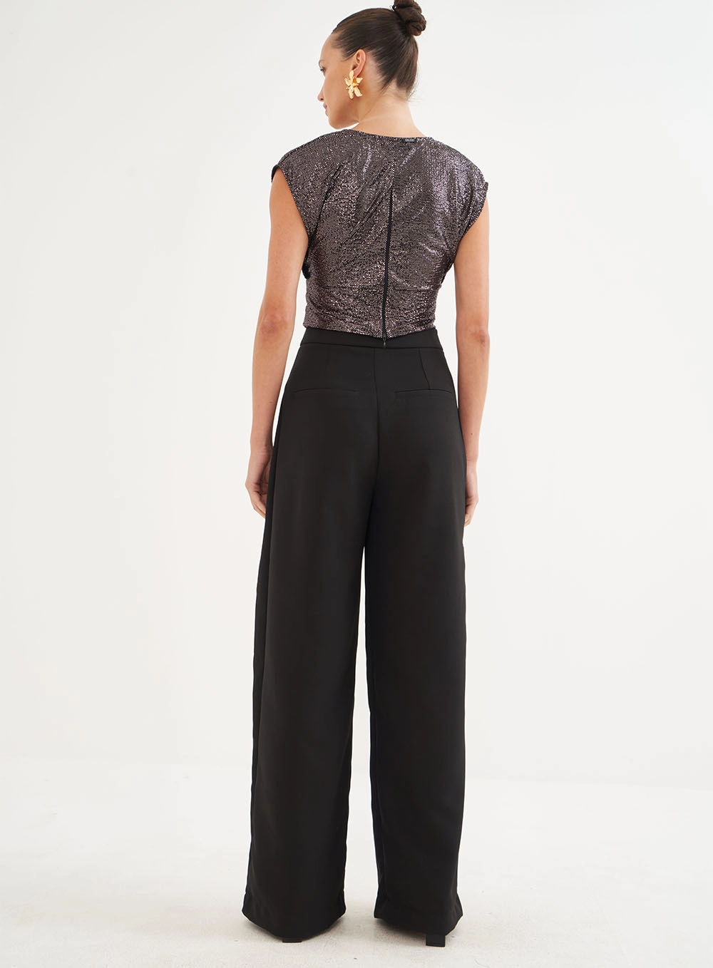 Blusa Justa Com Brilho Estampados