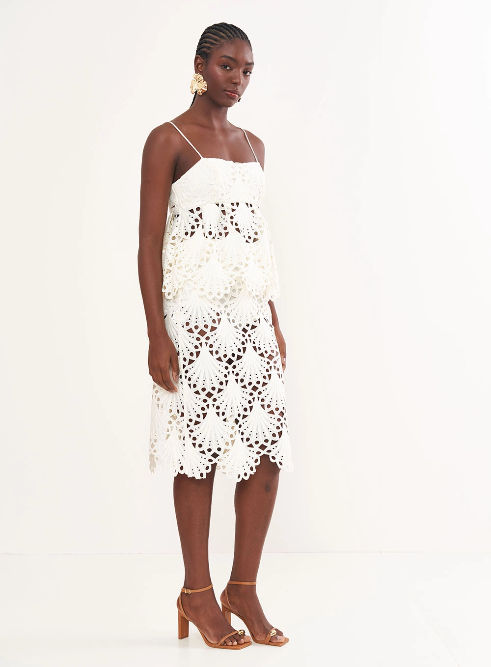 Blusa Malha Bordado Dream Off Shell