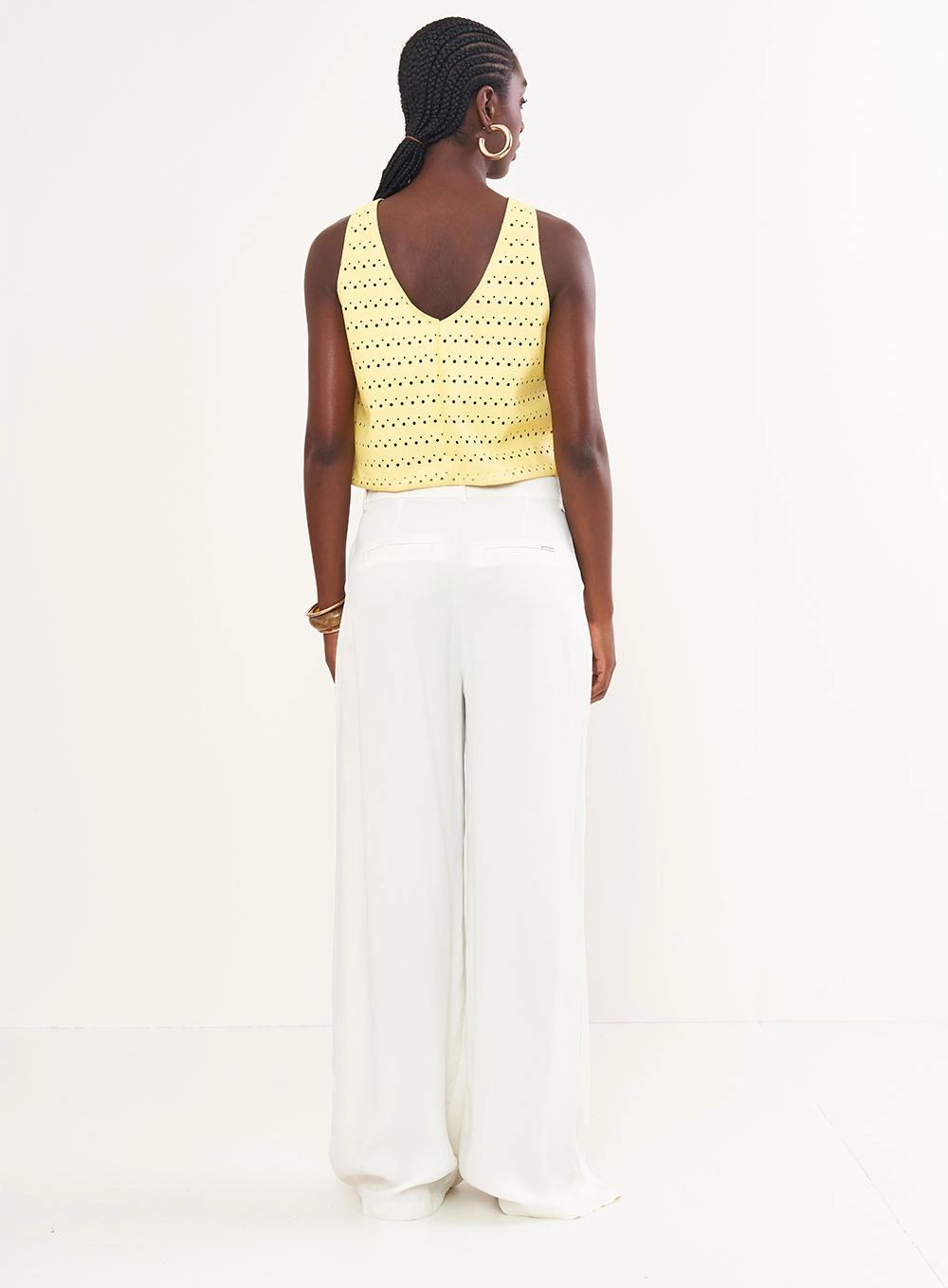 Regata Feminina Solta Amarelo